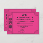 Karnevals-Karte 3.5x5 UAWG Einladung (Vorne/Hinten)