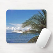 Karnevals-Kreuzschiff angekoppelt bei Grand Cayman Mousepad (Mit Mouse)