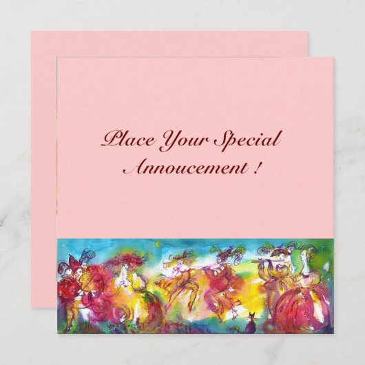 KARNEVALS-NACHT, Karneval Masqureade, Tanz, Musik (Vorne/Hinten)