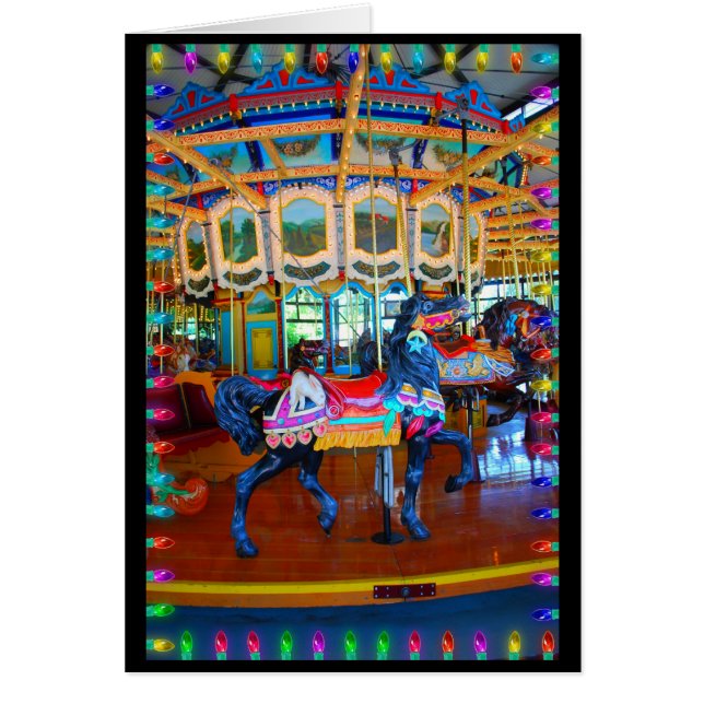 Karnevals-Pferd im Schwarzen (Vorne)