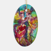 KARNEVALS-TANZ KERAMIKORNAMENT (Rechts)