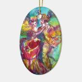 KARNEVALS-TANZ KERAMIKORNAMENT (Links)