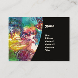 KARNEVALS-TANZ/venezianischer Maskerade-Ball, Visitenkarte