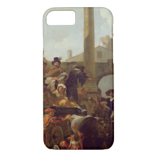 Karnevals-Zeit in Rom, 1653 (Öl auf Leinwand) Case-Mate iPhone Hülle