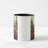 Karnevals-Zeit in Rom, 1653 (Öl auf Leinwand) Tasse (Zentrum)