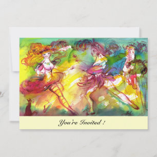 KARNEVALSBALLETT / Venezianische Maskerade, Tanzmu Einladung