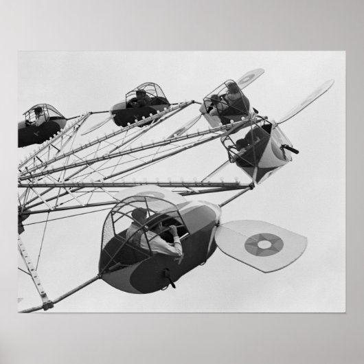 Karnevalsfahrt, 1942. Vintages Foto Poster (Vorne)