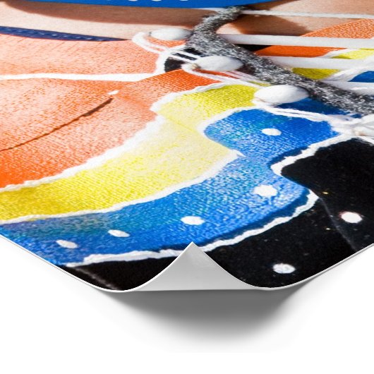 Karnevalsfarbe Poster (Ecke)