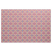 Karnevalsfarben | Zickzack Boho Pattern Stoff (Yard (91,4 cm))