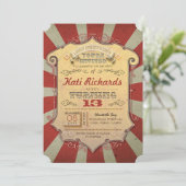 Karnevalsfeier Einladung (Stehend Vorderseite)