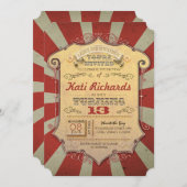 Karnevalsfeier Einladung (Vorne/Hinten)