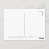 Karnevalsglas-Gras mit orangefarbenem Fungus 2005 Postkarte (Rückseite)