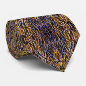 Karnevalsglas mit orangefarbenem Fungus. Krawatte (Gerollt)