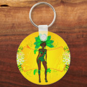 Karnevalsgrün Schlüsselanhänger (Vorderseite)