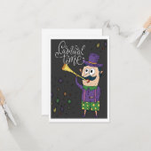 Karnevalskarte Karte (Vorderseite/Rückseite Beispiel)