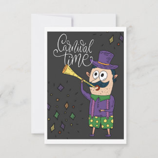 Karnevalskarte Karte