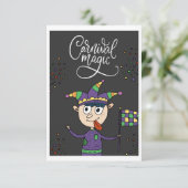 Karnevalskarte Karte (Stehend Vorderseite)