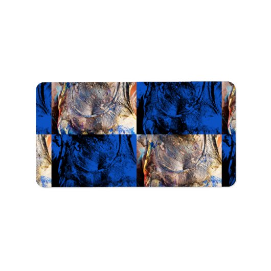 Karnevalskiste Adressaufkleber (Vorne)