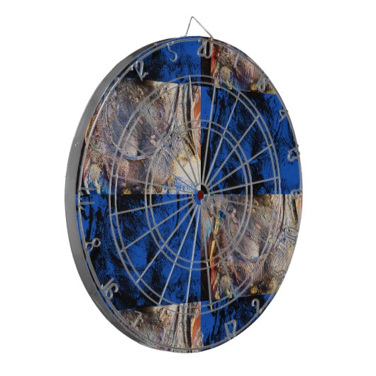 Karnevalskiste Dartscheibe (Vorderseite Links)