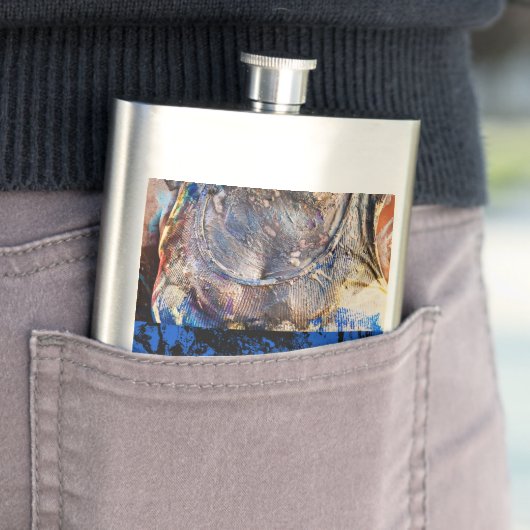 Karnevalskiste Flachmann (Beispiel)