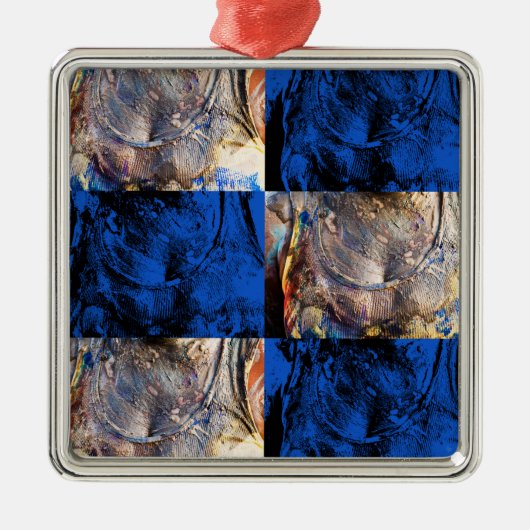 Karnevalskiste Ornament Aus Metall (Vorne)