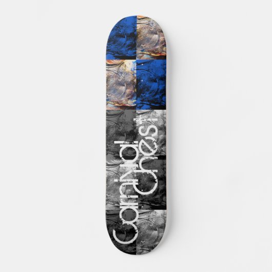 Karnevalskiste Skateboard (Vorderseite)