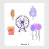 Karnevalskleber Aufkleber (Blatt)