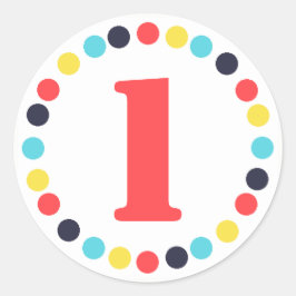 Karnevalskleber {Kreis} Runder Aufkleber