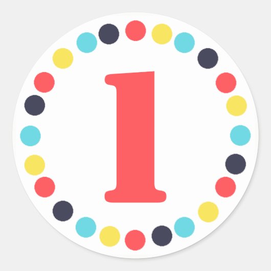 Karnevalskleber {Kreis} Runder Aufkleber (Vorderseite)