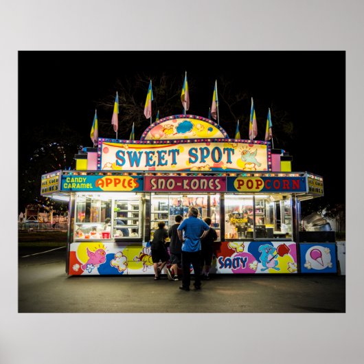 Karnevalskonzessionsstand Poster (Vorne)