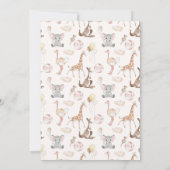 Karnevalskreis der Kinder | Mädchen Geburtstagspar Einladung (Rückseite)