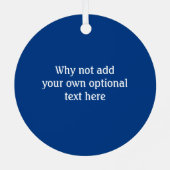 Karnevalskuchen - Leckerei Doughnut - Ihr Text Ornament Aus Metall (Rückseite)