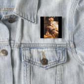 Karnevalsmaske Button (Beispiel)