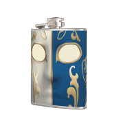 Karnevalsmaske Flachmann (Links)