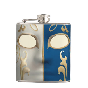 Karnevalsmaske Flachmann