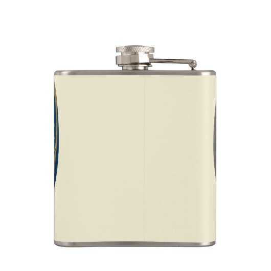 Karnevalsmaske Flachmann (Rückseite)