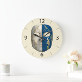 Karnevalsmaske Große Wanduhr (Zuhause)