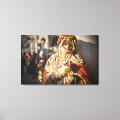 Karnevalsmaske im Nahen Osten in Venedig Leinwanddruck (Vorderseite)