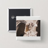 Karnevalsmaske in Venedig Button (Vorne & Hinten)