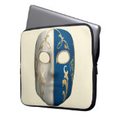 Karnevalsmaske Laptopschutzhülle (Vorderseite Links)
