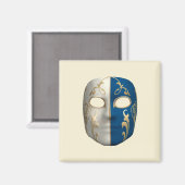 Karnevalsmaske Magnet (Vorderseite/Rückseite)