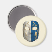 Karnevalsmaske Magnet (Vorderseite/Rückseite)