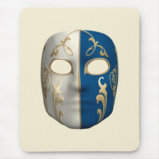 Karnevalsmaske Mousepad (Vorne)