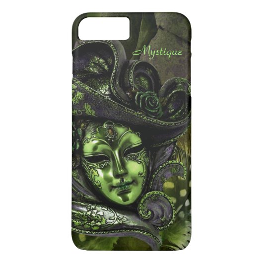 Karnevalsmaske - Peridot Damast iPhone 7 Plus Hüll Case-Mate iPhone Hülle (Rückseite)