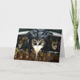 Karnevalsmaske, Venedig, Italien - Karte