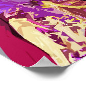 Karnevalsmaske von Venedig Poster (Ecke)