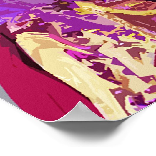 Karnevalsmaske von Venedig Poster (Ecke)