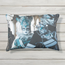 Karnevalsmasken in Venedig, Italien Kissen Für Draußen