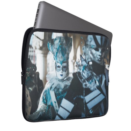 Karnevalsmasken in Venedig, Italien Laptopschutzhülle (Vorne Rechts)