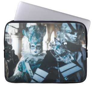 Karnevalsmasken in Venedig, Italien Laptopschutzhülle